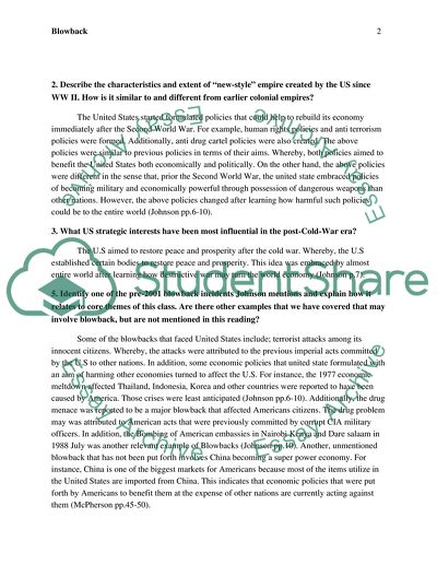 Extent of New-Style Empire Created by the US