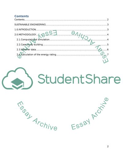 Sustainable engineering