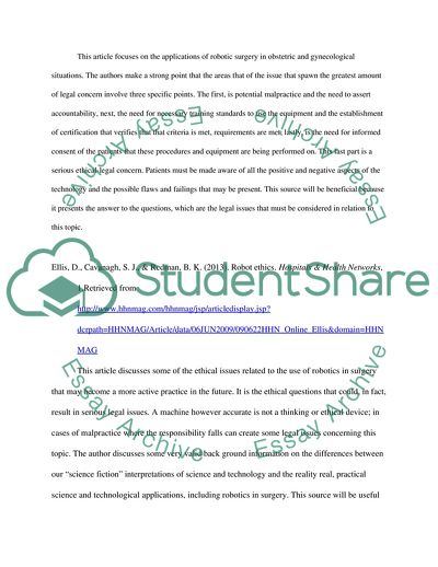 Political and Legal Influences of Robotic Surgery