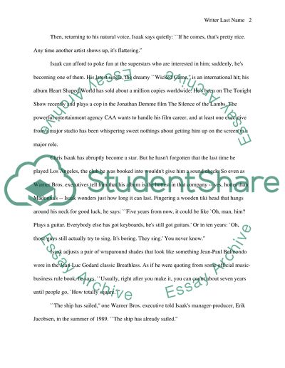 Chris Isaaks Wicked Game