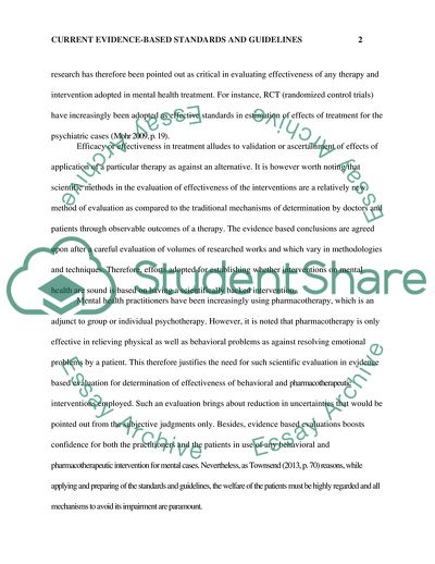 The Effectiveness of Pharmacotherapeutics for Patients with Psychosocial Disorders