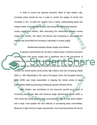 Explain The Relationship between money supply and inflation
