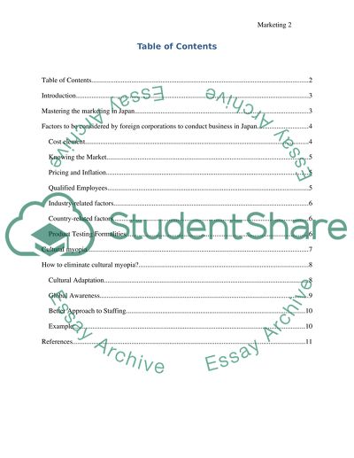 Successful Marketing in Japan