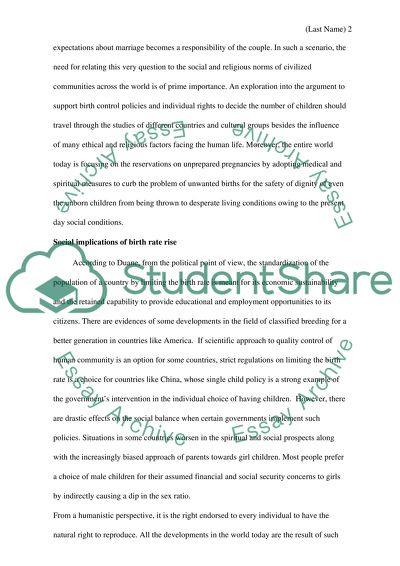 Is There a Genuine Right to have Children