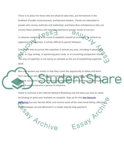 Internet Network Marketing