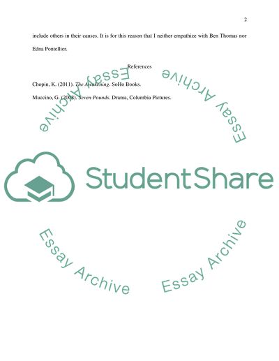 The Awakening and Seven Pounds