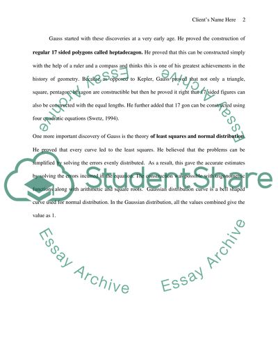 Carl Friedrich Gauss