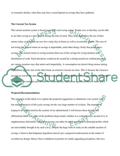 Administering Current Tax System