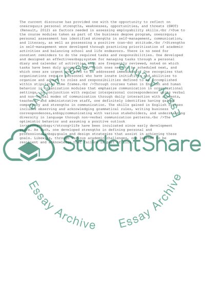 Managing Ones Career