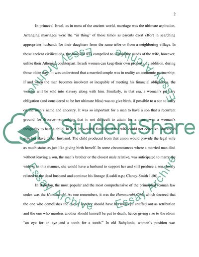 Women in Ancient Times