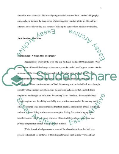 Jack London: Connecting through Disconnection