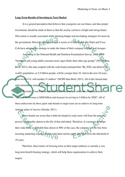 Marketing to Teens via Music