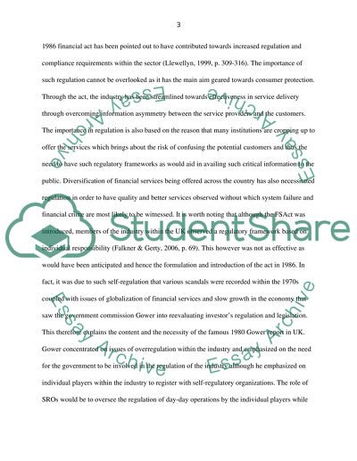 Uk Financial Services Sector