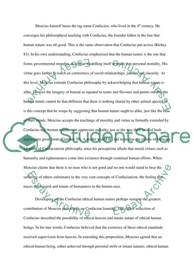 To what extent is the teaching of Mencius close to the original teaching of Confucius