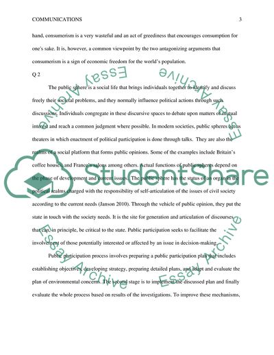 Public Communication for the Sake of Environment