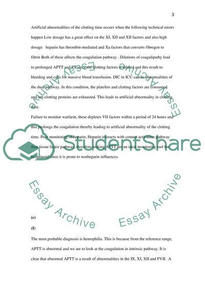 APTT reagent contains pathromtin and Action FS