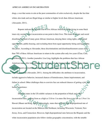 African American men and the prison system