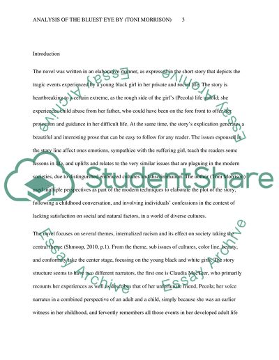 The Bluest Eye by Toni Morrison