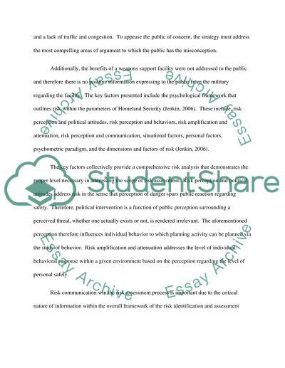 Characterization and Analysis of Risks - Risk Communication