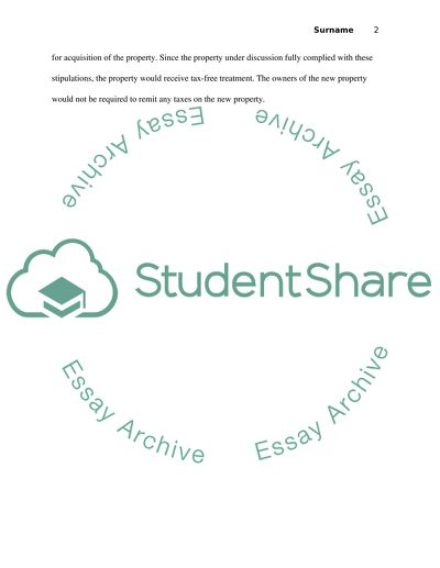 United States Federal Income Tax