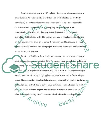 How Academic and Extra-Curricular Activities Might Help Achieve the Goals