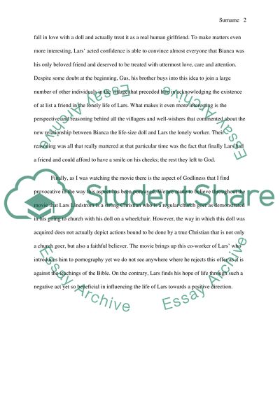 Watch the movie and follow questions