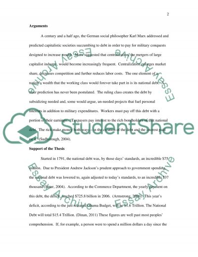 us national debt essay example The simplest solution for our national debt my solution is to raise the national debt let us return to this enterprise called like on defense, for example. us national debt essay example The simplest solution for our national debt my solution is to raise the national debt let us return to this enterprise called like on defense, for example.
