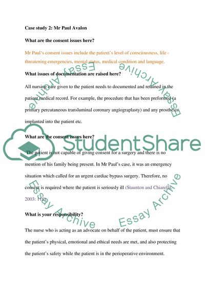 Responsibilities and documentation issues