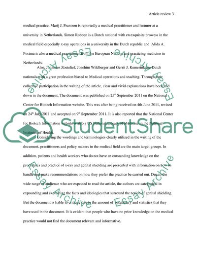 Maximum Protection of the Patient