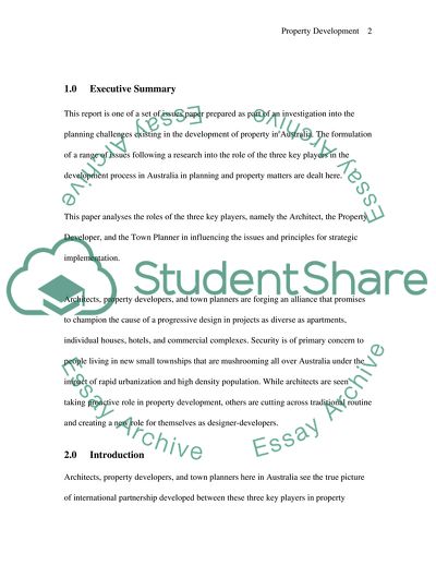 The Roles of 3 Key Participants in the Property Development Process In Australia