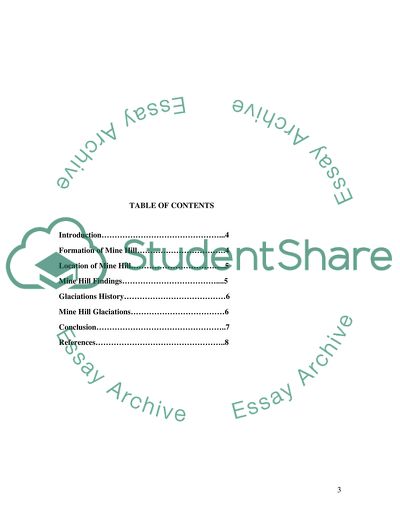 Geological Research of Mine Hill Preserves