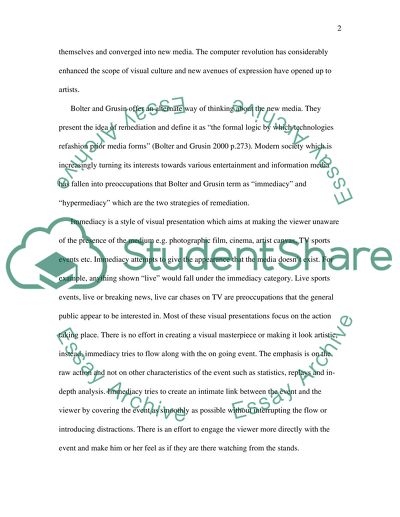 History of Art Art in the age of mass media