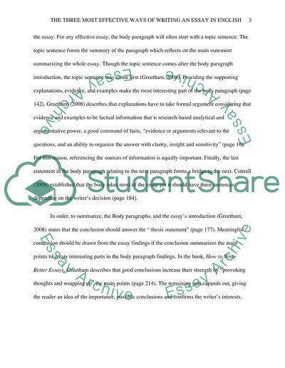 The Most Effective Ways of Writing an Essay in English