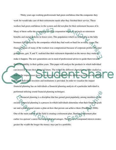 Comprehensive Financial Planning