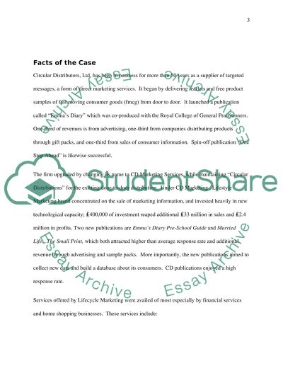 Circular Distributors Ltd Service Marketing