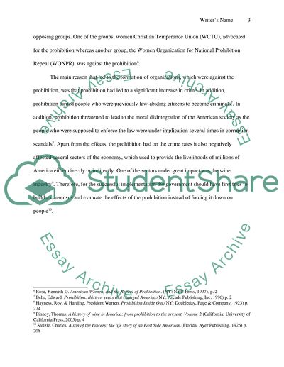 Repealing National Prohibition in the USA