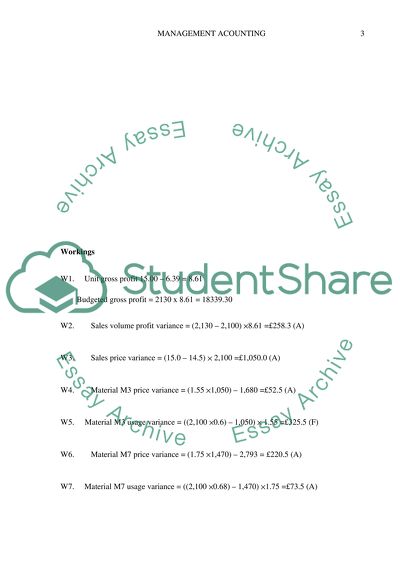 Management acounting