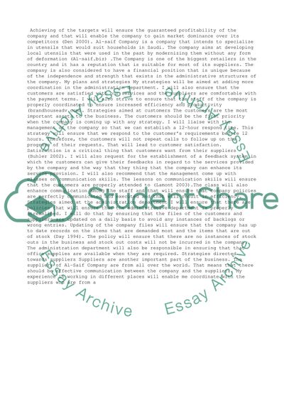 Assistant VP OF Development at Al-Saif Trading Agencies Company