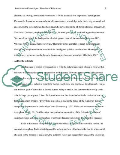 On the Education of Children