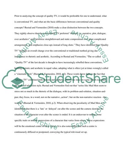 The Concept of Quality TV