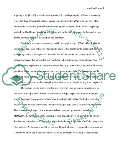 One Flew Over the Cuckoos Nest by Ken Kesey