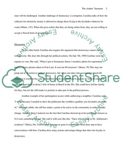 Child of the Dark The diary of Carolina Maria de Jesus