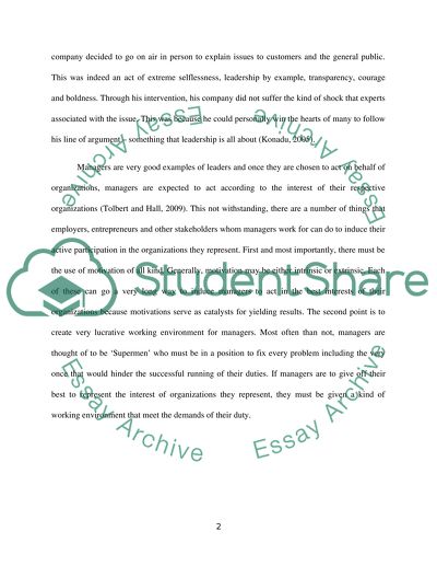 What Makes a Great Leader