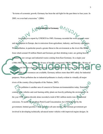 Problems of German Society