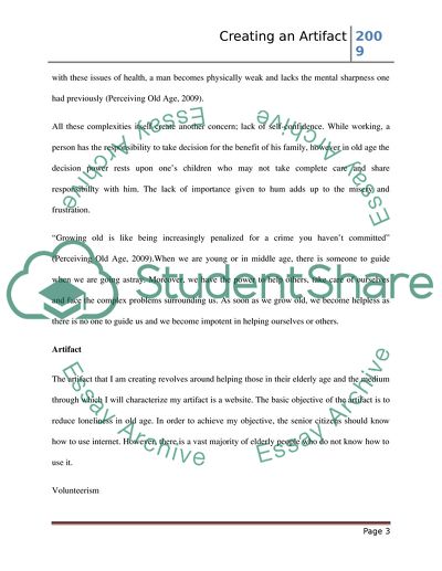 Creating an Artifact