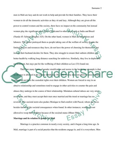 Monique and the Mango Rains - the Lack of Rights of Women in Mali