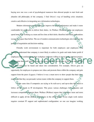 Friendly Work Environment and Technological Office Designs