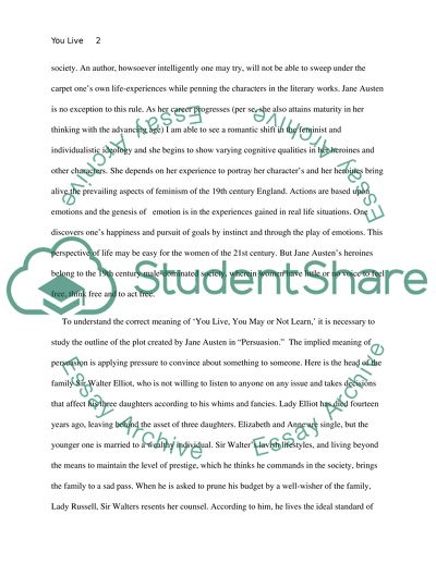 You Live, You May or Not Learn