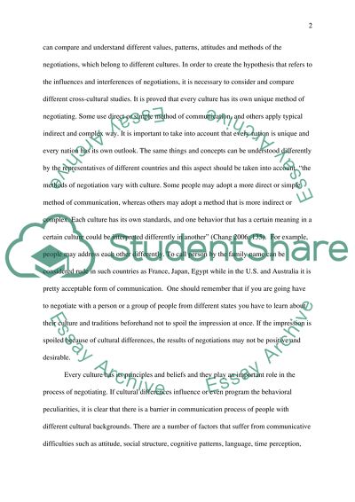 How americans negotiate and how europeans negotiate