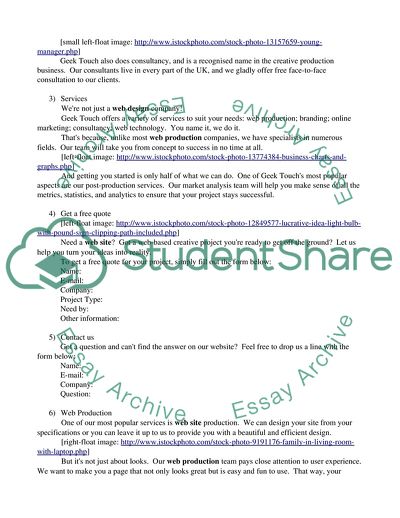 Geek Touch - Creative Solutions for the Digital Age